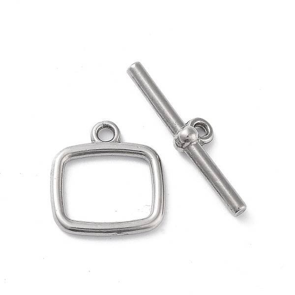 Non-Tarnish 304 Stainless Steel Toggle Clasps