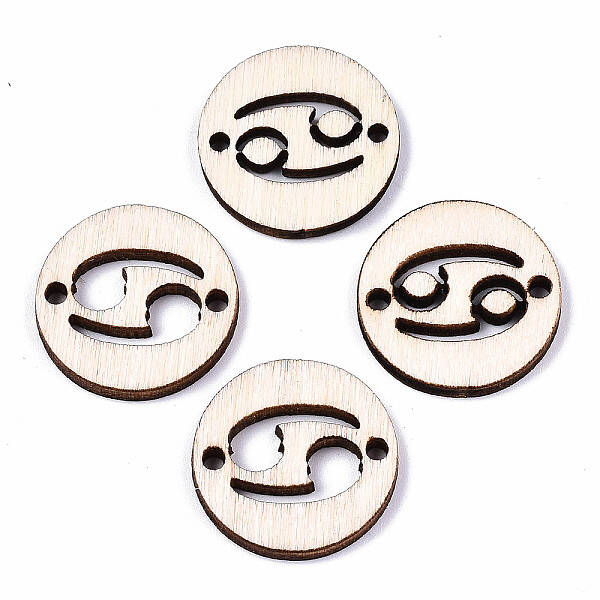 Unfinished Natural Poplar Wood Links Connectors