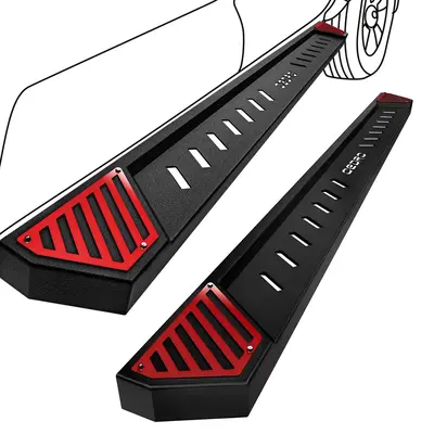 OEDRO® Running Boards for 2007-2018 Chevy Silverado/GMC Sierra 1500; 2007-2019 Silverado/Sierra 2500HD 3500HD Crew Cab, Incl...