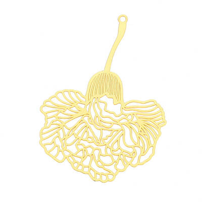 Brass Filigree Big Pendants
