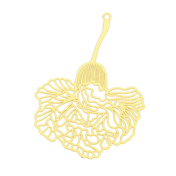 Brass Filigree Big Pendants