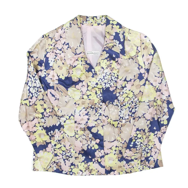 DORLI BUCHMANN Jacket Blue Floral Womens S