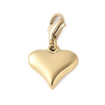 304 Stainless Steel Heart Pendant Decoration