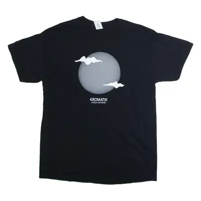GILDAN Kromatik Jahca Live Band Mens Band T-Shirt Black Crew Neck L