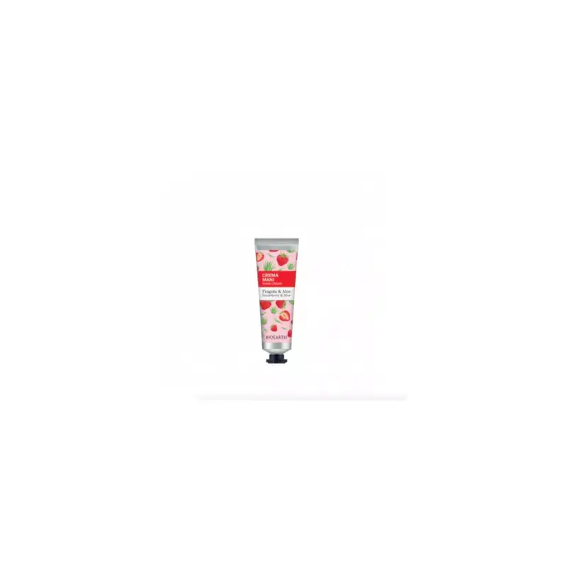 Bioearth Family Hand Cream Special Edition Strawberry and Aloe (30 ml)