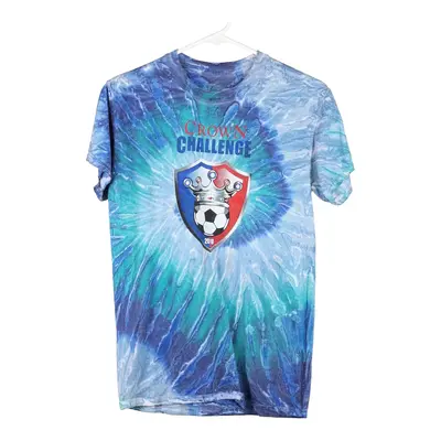 Crown Challenge 2018 Unbranded Tie-Dye T-Shirt - Small Blue Cotton