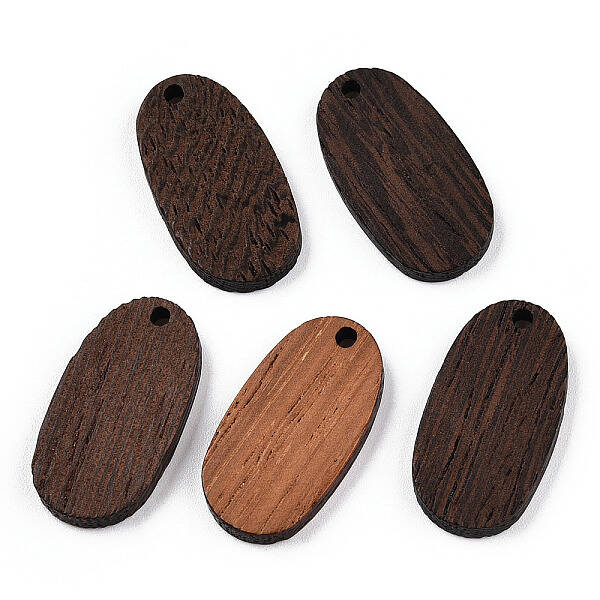 Natural Wenge Wood Pendants