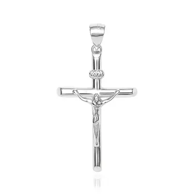 Agato Silver Pendant Crosses with Jesus AGH747
