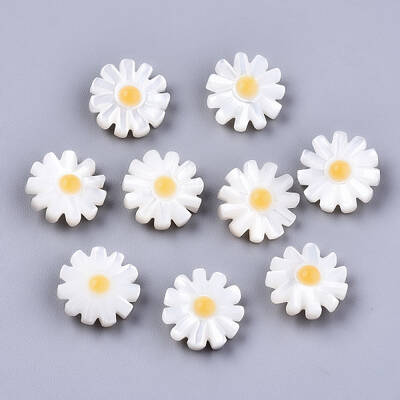 Natural White Shell Mother of Pearl Shell Beads