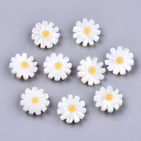 Natural White Shell Mother of Pearl Shell Beads