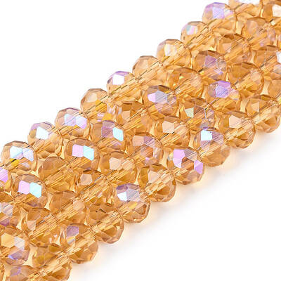 Electroplate Glass Beads Strands