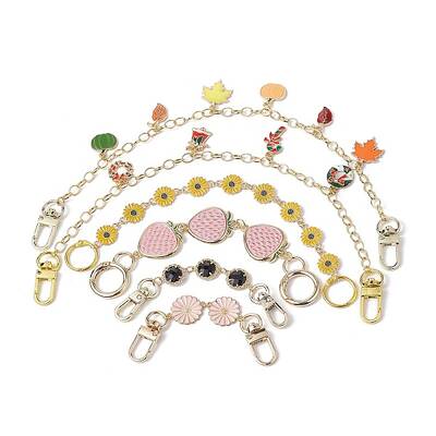 Alloy Enamel Decorative Bag Purse Chains