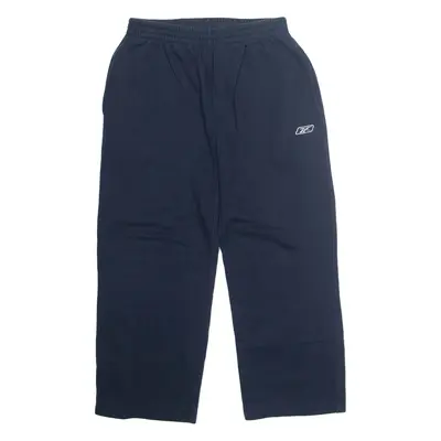 REEBOK Mens Sweatpants Blue Straight M W30 L26