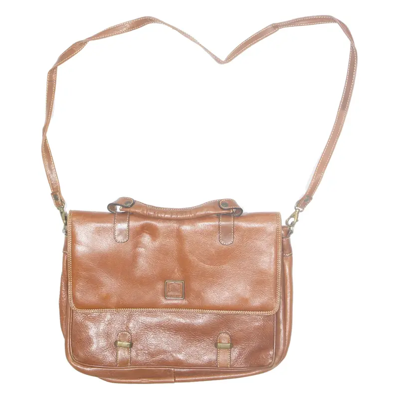 PALLADIUM Womens Shoulder Bag Brown Leather