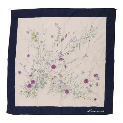 Leonardi Floral Scarf - No Size Cream Polyester