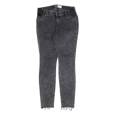 GAP Maternity Womens Jeans Black Slim Skinny Acid Wash W28 L29