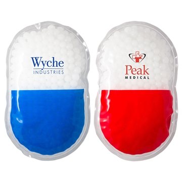 100 Promotional Capsule Hot Cold Pack - FDA Certified & Reusable