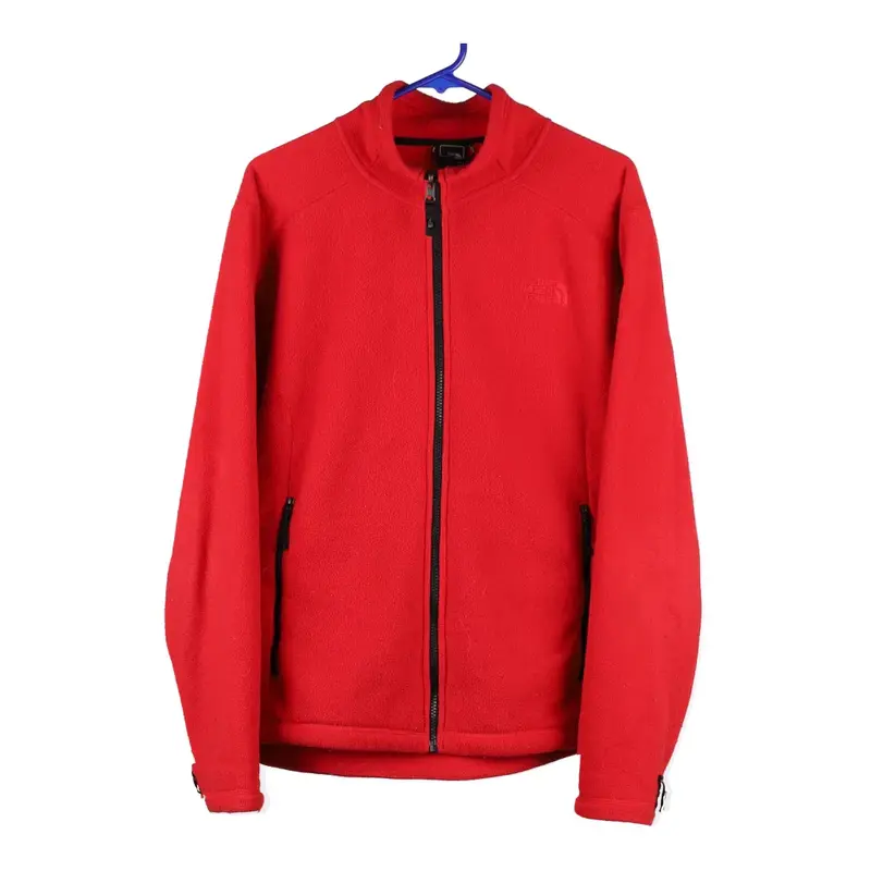 The North Face Fleece Jacket - Medium Red Polyester