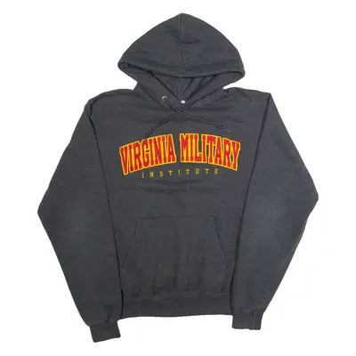 CHAMPION Virginia Military Institute Mens Grey Hoodie USA S