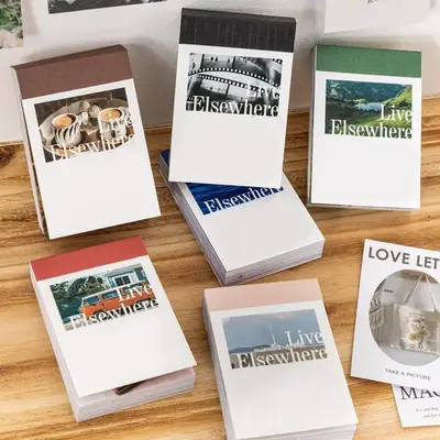 Vintage Magazine Style Sticker Book, 50pcs/bag Scrapbook & Journal Making Material Paper, DIY Decorative Sticker for Statione...