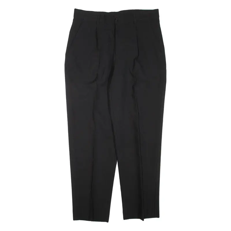 FARAH Womens Trousers Black Regular Tapered W32 L30