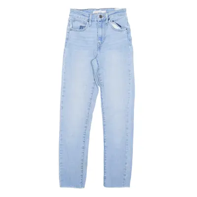 LEVI'S 721 High Rise Jeans Blue Denim Slim Skinny Womens W25 L26