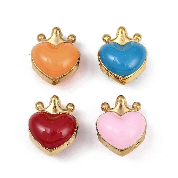 304 Stainless Steel Enamel Beads