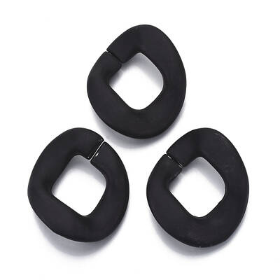 Spray Painted CCB Plastic Linking Rings