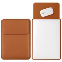 Minimalist PU Leather Laptop Case, Scratch Resistant Solid Color Laptop Sleeve Bag, Notebook Sleeve Bag, Computer & Laptop A...