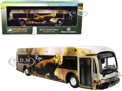 Proterra ZX5 Electric Transit Bus Roam Transit 1 Banff Gondola 1/87 (HO) Diecast Model by Iconic Replicas