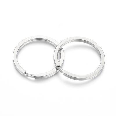 Tarnish Resistant 304 Stainless Steel Split Key Rings