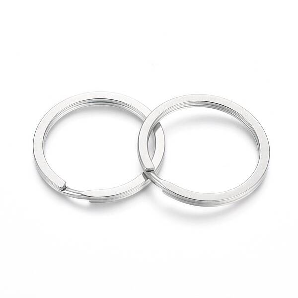 Tarnish Resistant 304 Stainless Steel Split Key Rings