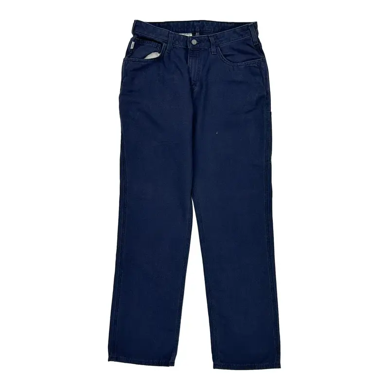 Carhartt Trousers - 31W 33L Navy Cotton Blend