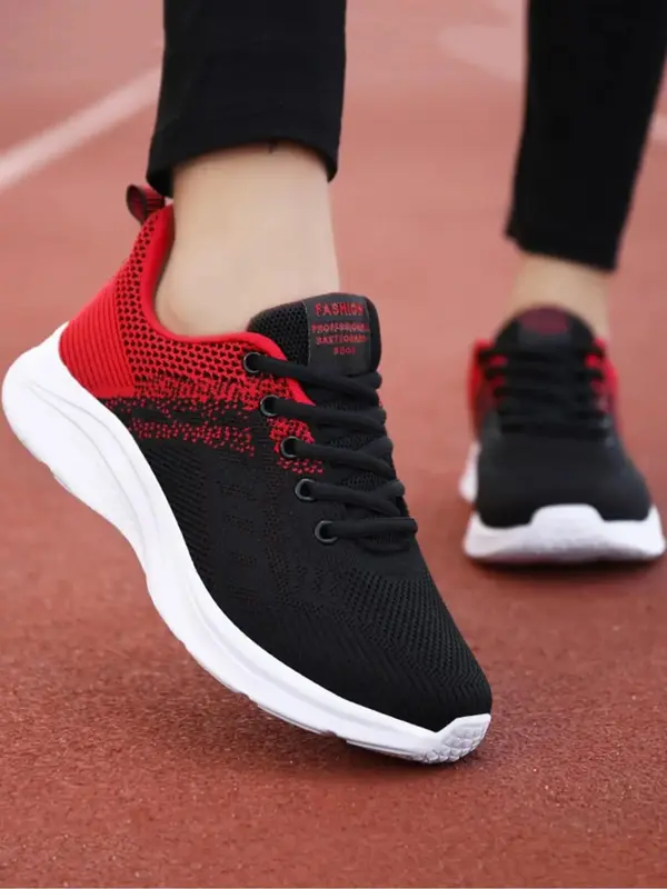 Women's Summer 2024 Lace-up Sneakers, Breathable Mesh Running Shoes, Casual Comfortable Lightweight Sports Shoes, Walking Sum...