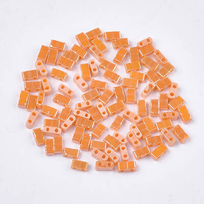 2-Hole Opaque Glass Seed Beads
