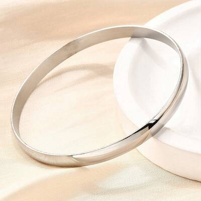 304 Stainless Steel Plain Bangles for Women