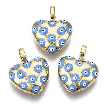Brass Enamel Pendants