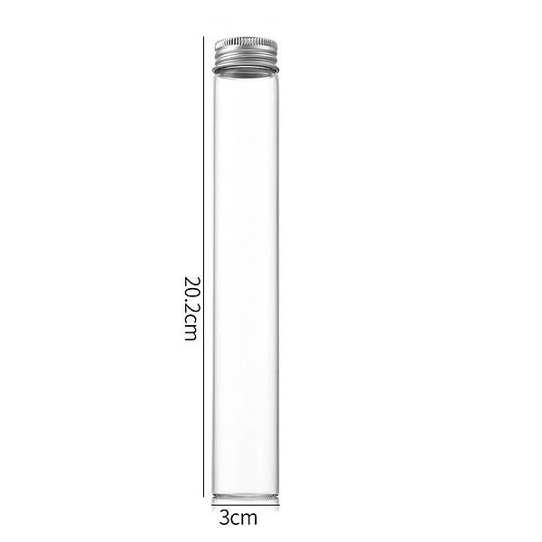 Clear Glass Bottles Bead Containers