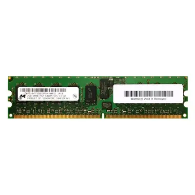 Micron MT18HTF25672PDY-80EG1 | 2GB DDR2-800MHz PC2-6400 ECC Registered RDIMM CL6 2Rx8 1.8V 240-Pin Memory Module