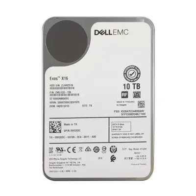 WGXDC Dell 10TB 7200RPM 6Gb/s SATA Hot Plug 3.5-inch Hard Drive