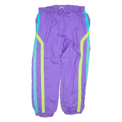 Womens Joggers Purple Tapered XL W19 L30
