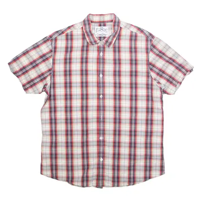 LEVI'S Mens Shirt Red Check L