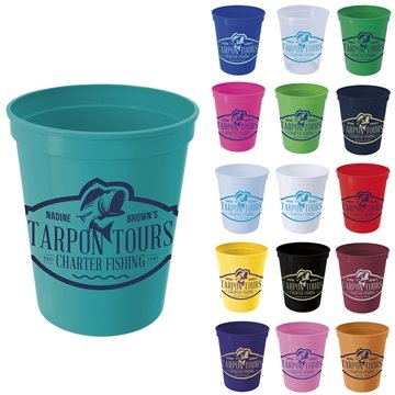 250 Customized Stadium Cup - 16 oz - Reusable & Dishwasher Safe