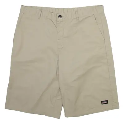 DICKIES Mens Workwear Shorts Beige Relaxed XL W38