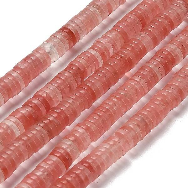 Cherry Quartz Glass Beads Strands