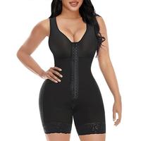 Colombian Post-Surgery Shapewear for Women Tummy Control Compression Bodysuit Butt Lifter with Zipper Crotch Full Body Slimmi...