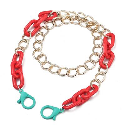 Personalized Aluminium & Acrylic Chain Necklaces