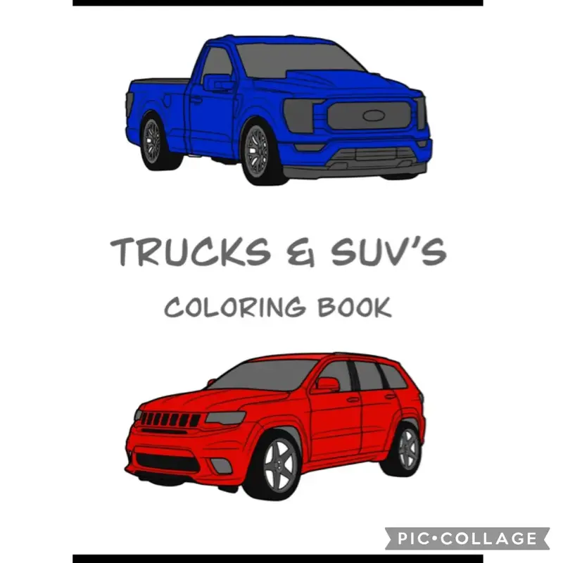 Truck & SUV’s Coloring Book