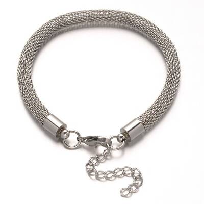 Tarnish Resistant 304 Stainless Steel Network Chains Bracelets