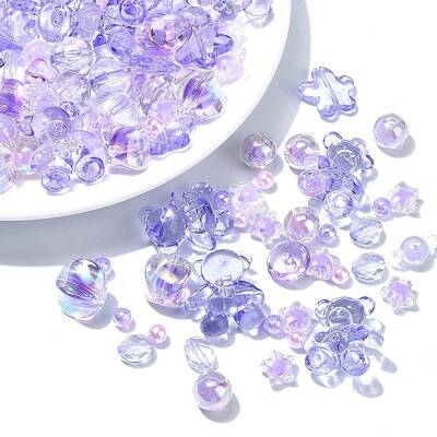 120Pcs 12 Styles Mixed Styles Acrylic Beads